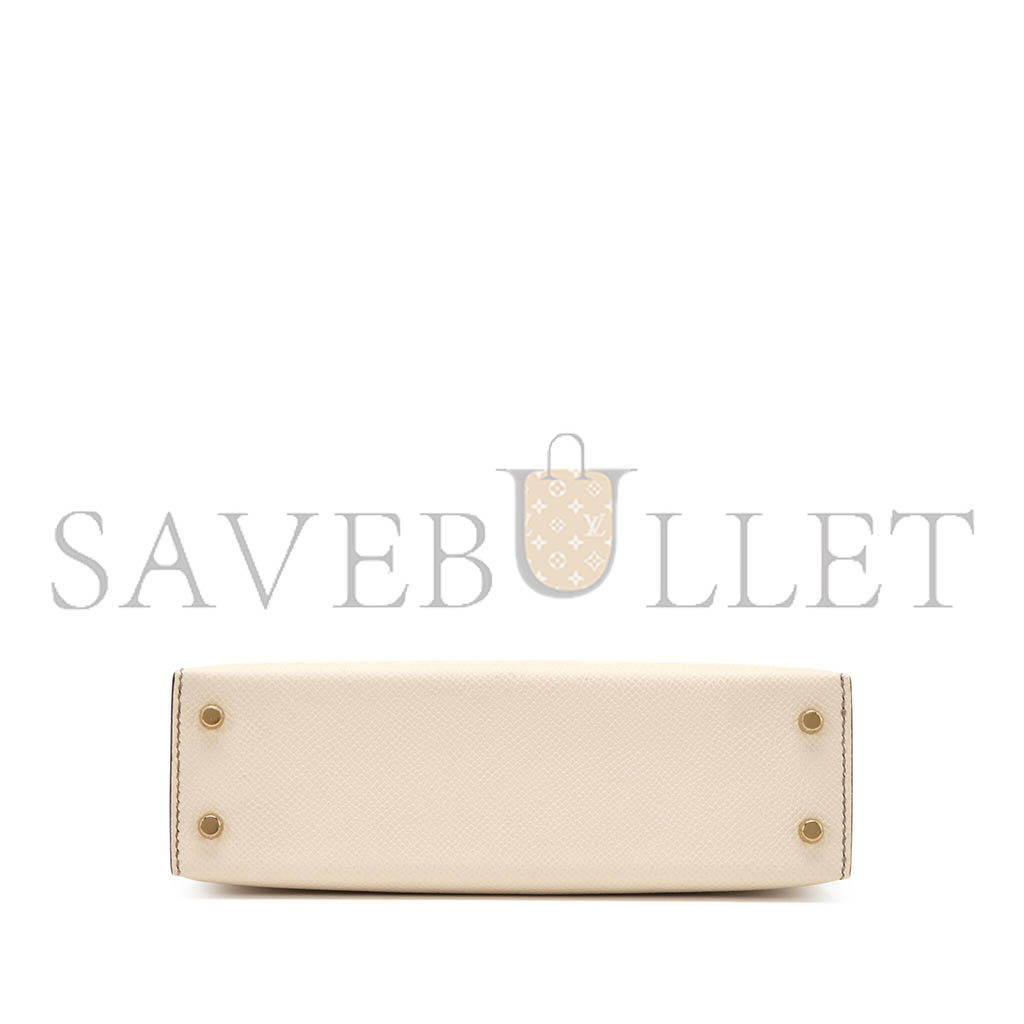 H**mes master epsom mini kelly 20 permabrass hardware (19*12*5.5cm)